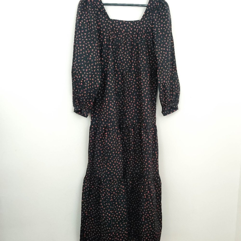 Christy Dawn The Finley Dress in Noir Pollinator Garden XS - Picture 3 of 11